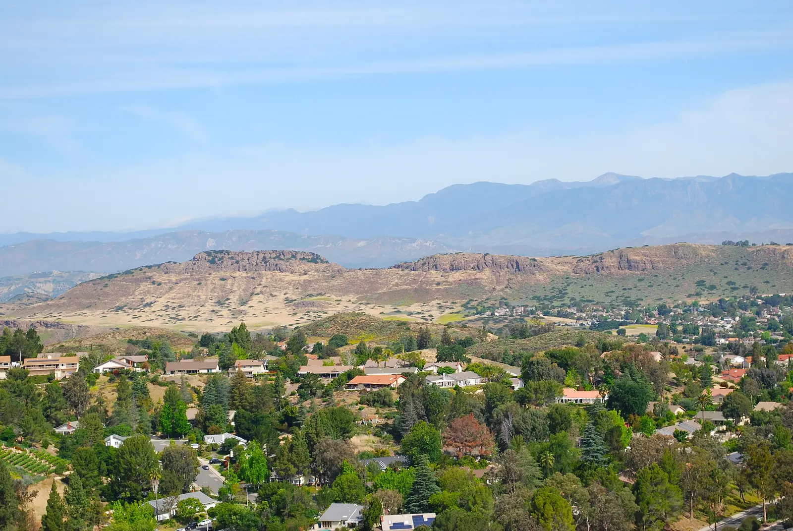 Thousand Oaks, California — Mount Clef Ridge as seen from Tarantula Hill, Thousand Oaks.