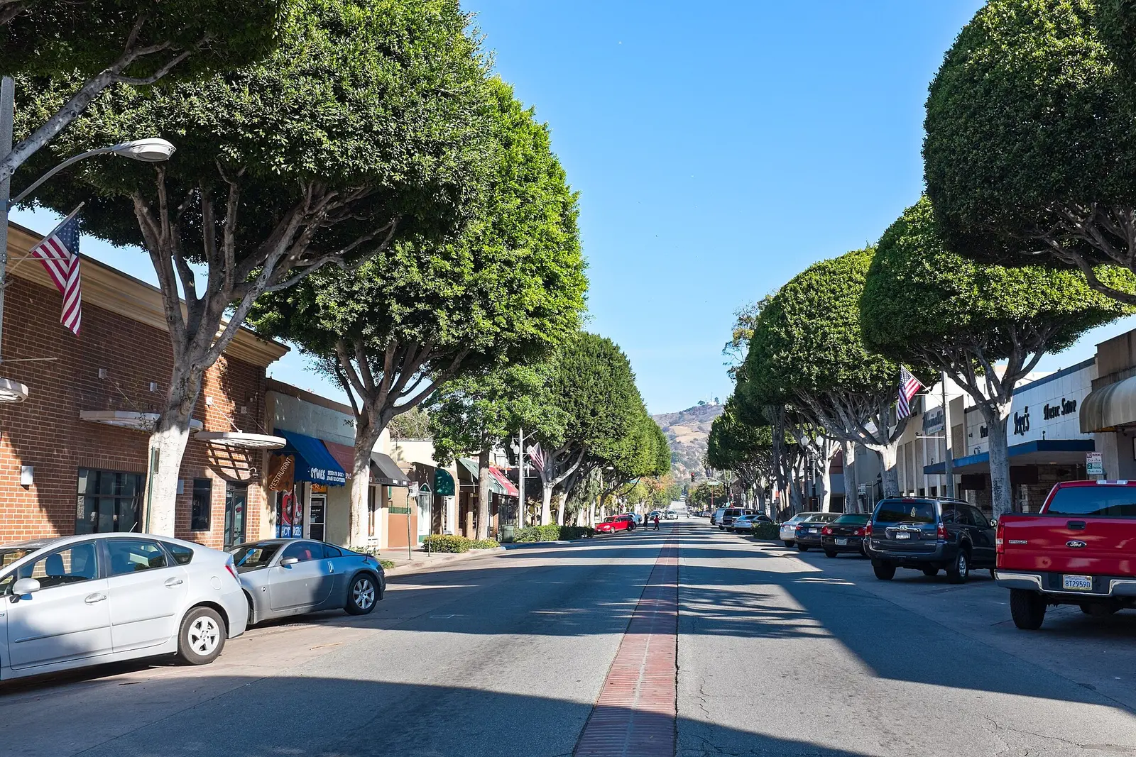 Whittier, California — Greenleaf street in "downtown" Whittier, California (USA)