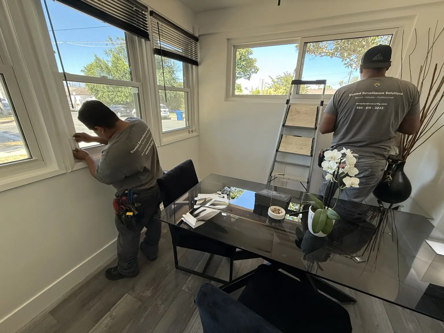 Window protection fitted to the property — Three Factor Security fieldwork in Redondo Beach